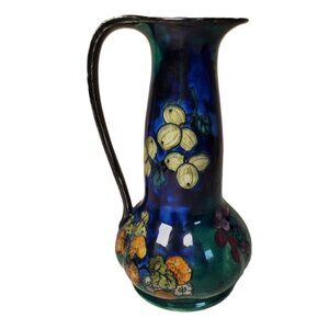Vintage English Titian Ware Pitcher Jug“Sol Fleur” by S. Hancock & Sons (c.1930)